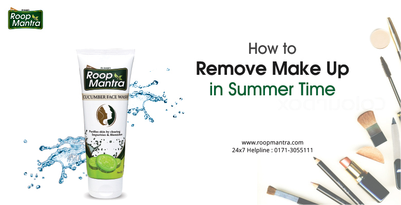How-To-Remove-Make-Up-In-Summer-Time
