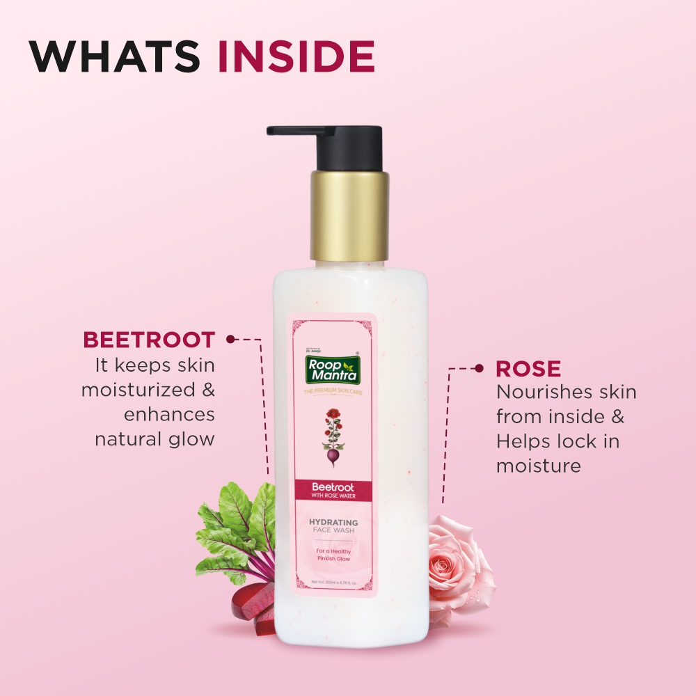 Roop Mantra Premium Rose Water Face Wash